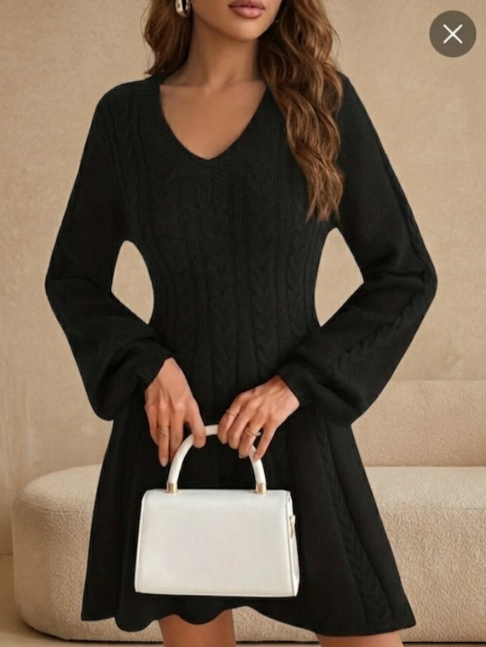 Fit and flare Knit dress- Medium